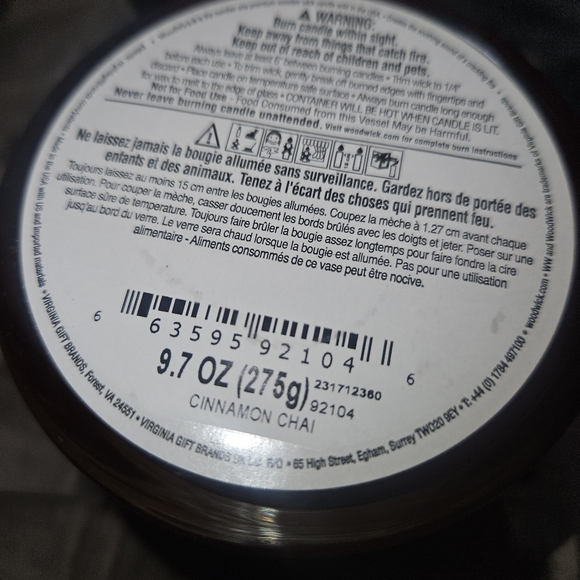 Yankee Candle woodwick cinnamon chai - Picture 4 of 4